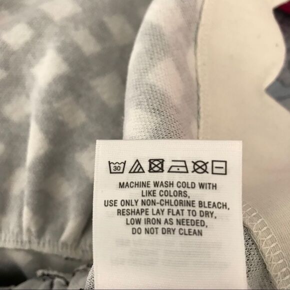 Anthropologie Postmark Black White Scalloped Peplum Tank Top Women’s XS - Picture 8 of 8